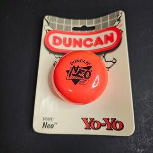 NOS 1994 Duncan NEO Yo-Yo Toy Bright Orange Original 3436PK Vtg